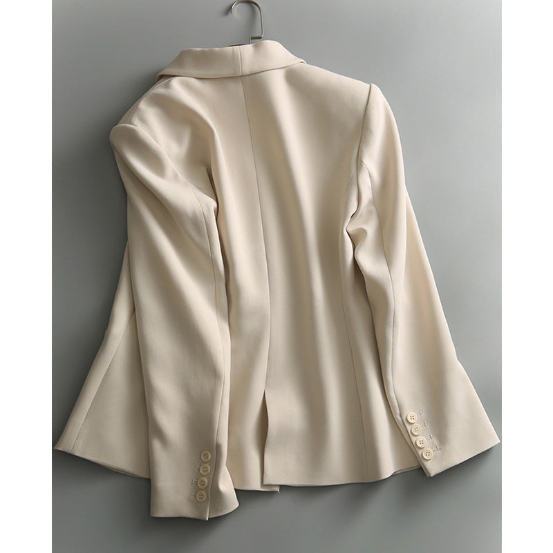 Damen Stilvoller Einreiher Blazer Drune