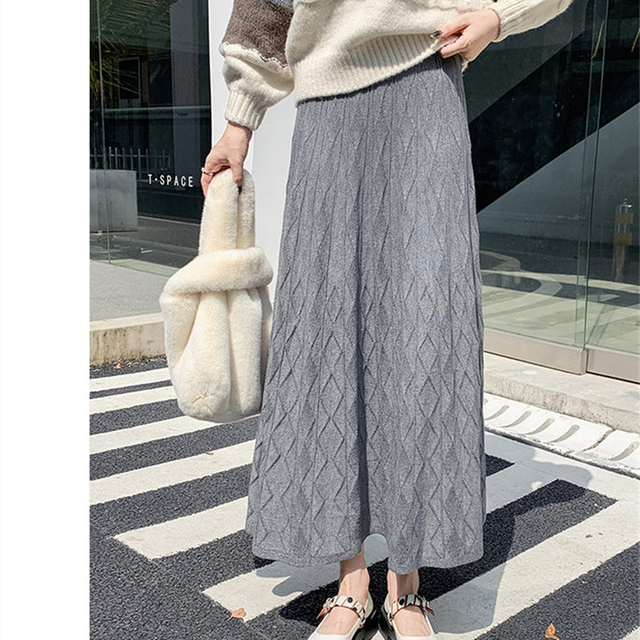 Damen Maxirock mit strukturiertem Diamantmuster Drune