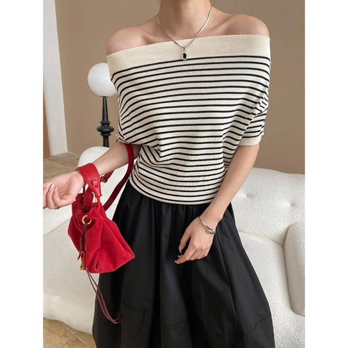 Damen elegantes Wickeloberteil mit vielseitigen Off-Shoulder-Trageoptionen Drune