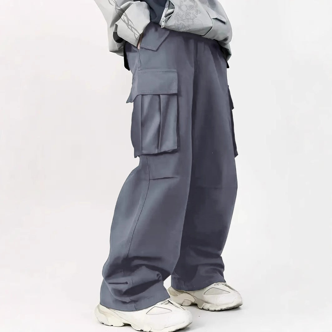 Herren Weite Utility‑Cargohose mit Multifunktions‑Taschen & legerer Baggy‑Passform Drune
