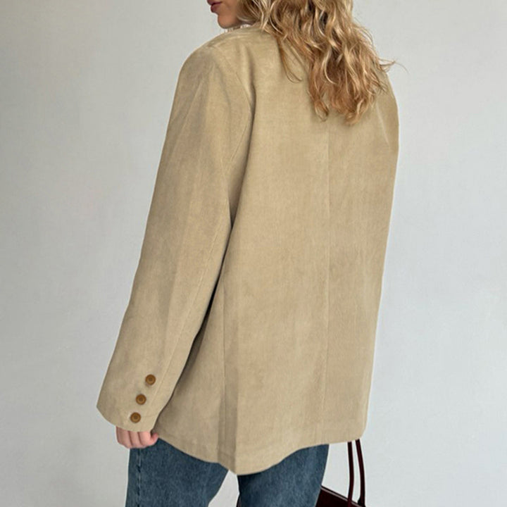 Damen Eleganter und bequemer Cord Blazer Drune