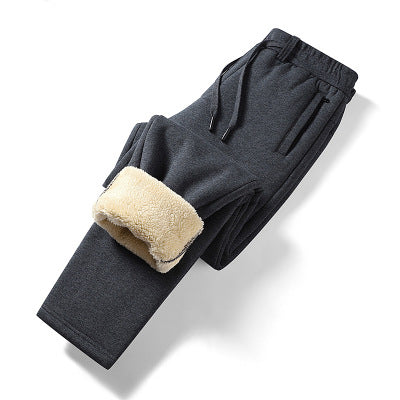 Herren Thermo-Jogginghose mit Teddyfutter, elastischem Bund und Reißverschlusstaschen Drune