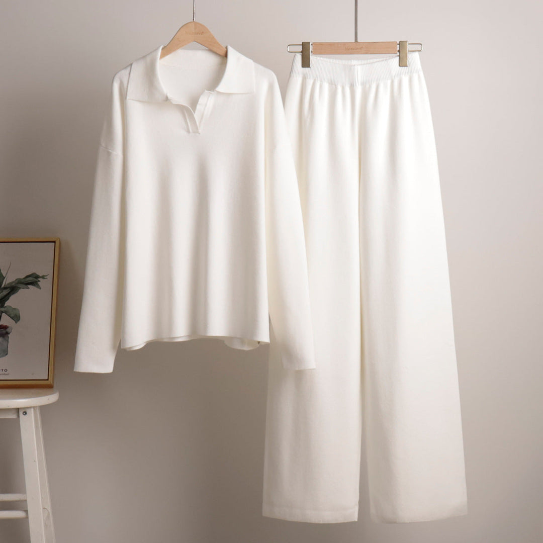 Drune | Lounge Satz mit Weiten Hose und Poloshirt