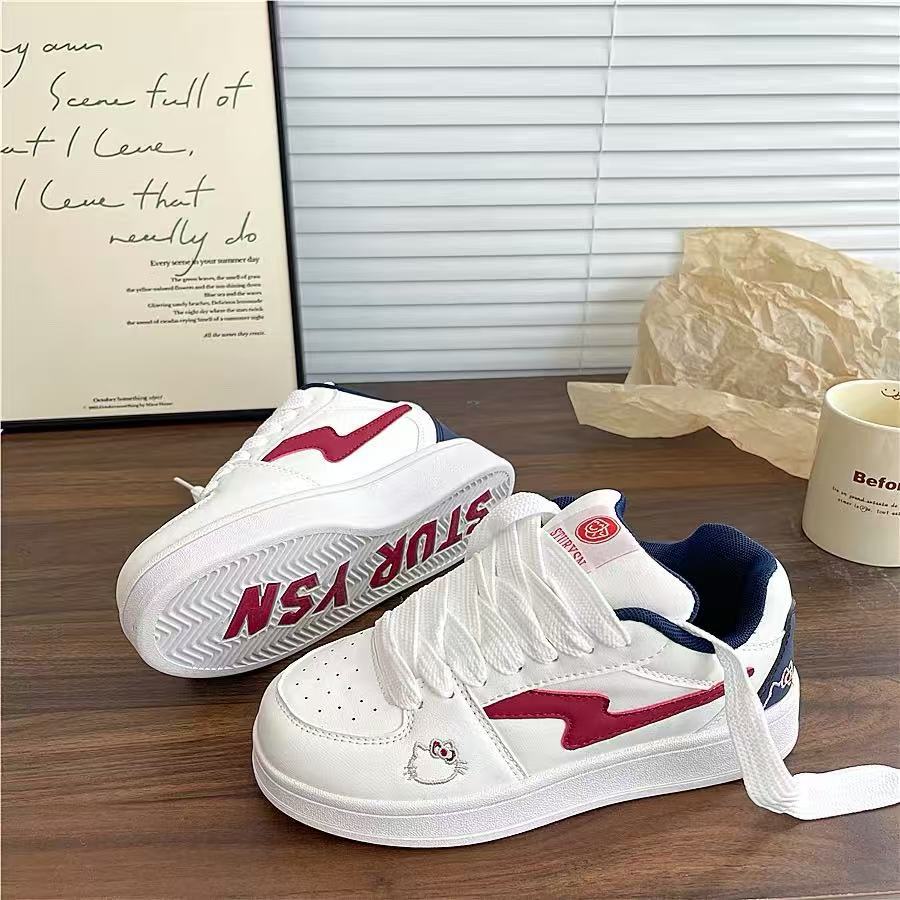 Damen Sneakers mit süßem Tierdesign und flauschigen Details Drune