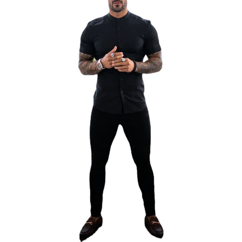 Herren Slim-Fit Chinohose mit modernem Design und elastischem Bund Drune