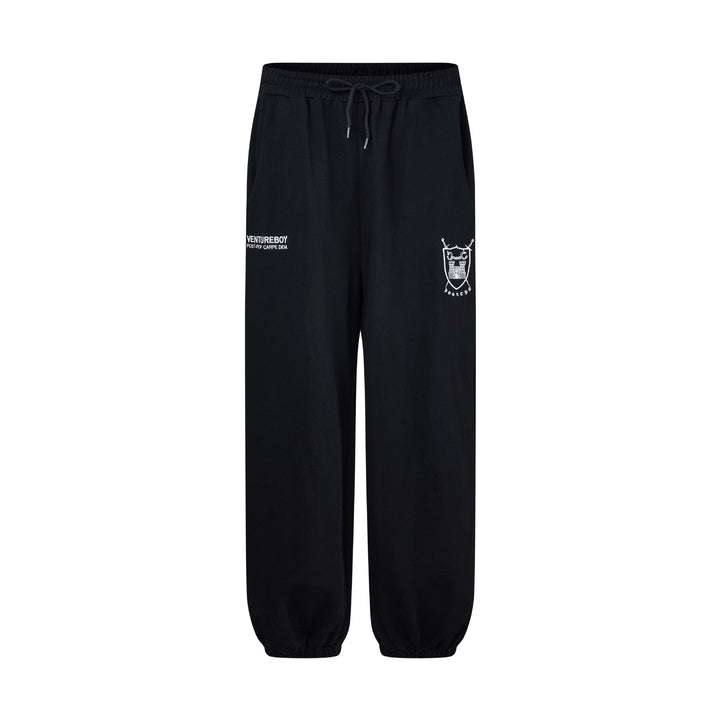Damen Lounge-Jogginghose mit elastischem Bund, Kordelzug und gerafften Beinabschlüssen Drune