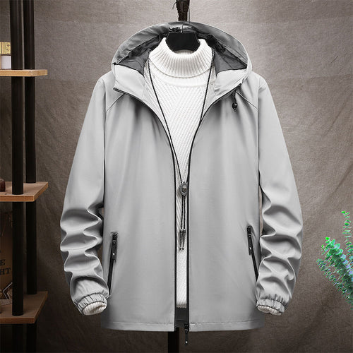 Herren Leichte Sportjacke mit Kapuze Drune
