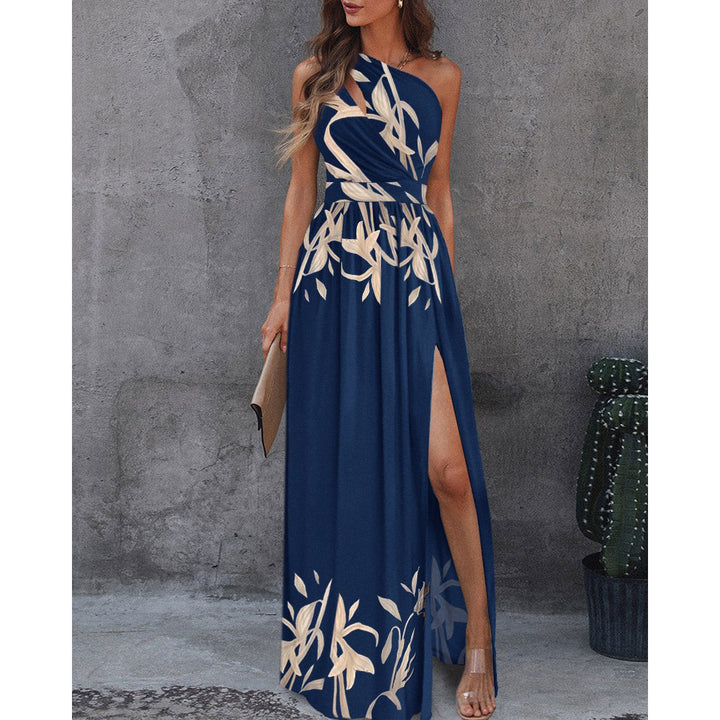 Drune | Ärmelloses Kleid mit hoher Taille und Öffnung