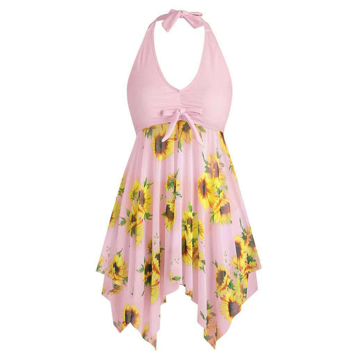 Damen Strandkleid mit verspieltem Blumendesign Drune
