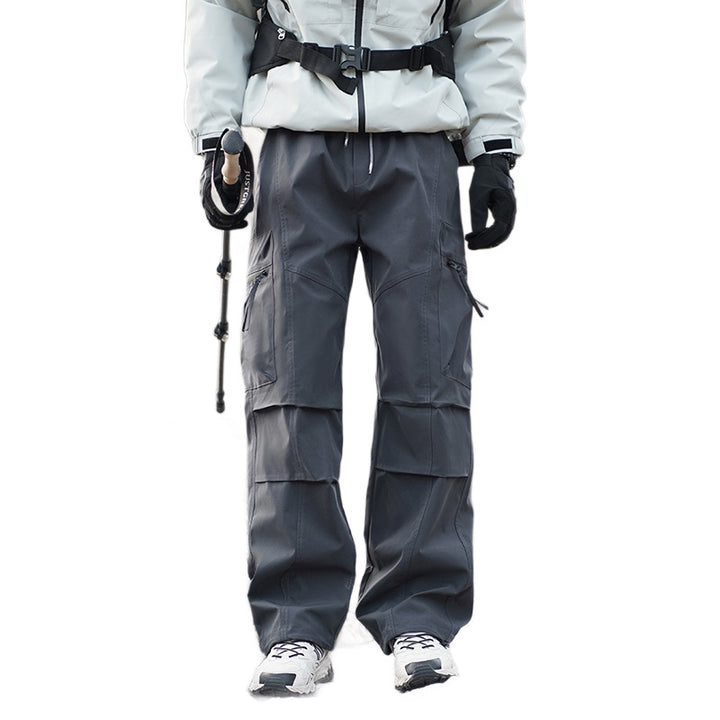 Herren Robuste wasserabweisende Trekkinghose mit Cargo-Taschen Drune