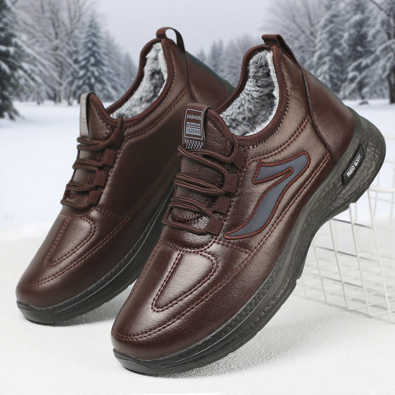 Damen Sportliche Lammfell-Sneaker mit rutschfester Sohle Drune