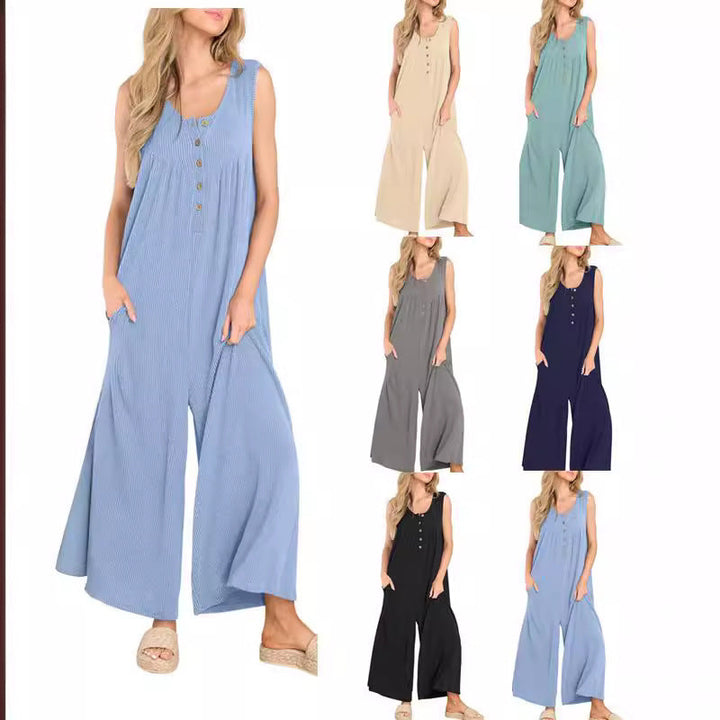 Damen lässiger Jumpsuit Drune
