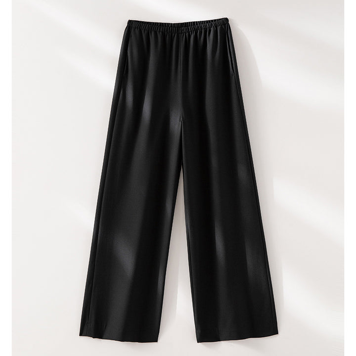 Damen Oversized Seidiges Hemd mit durchgehender Knopfleiste und Hemdkragen Drune