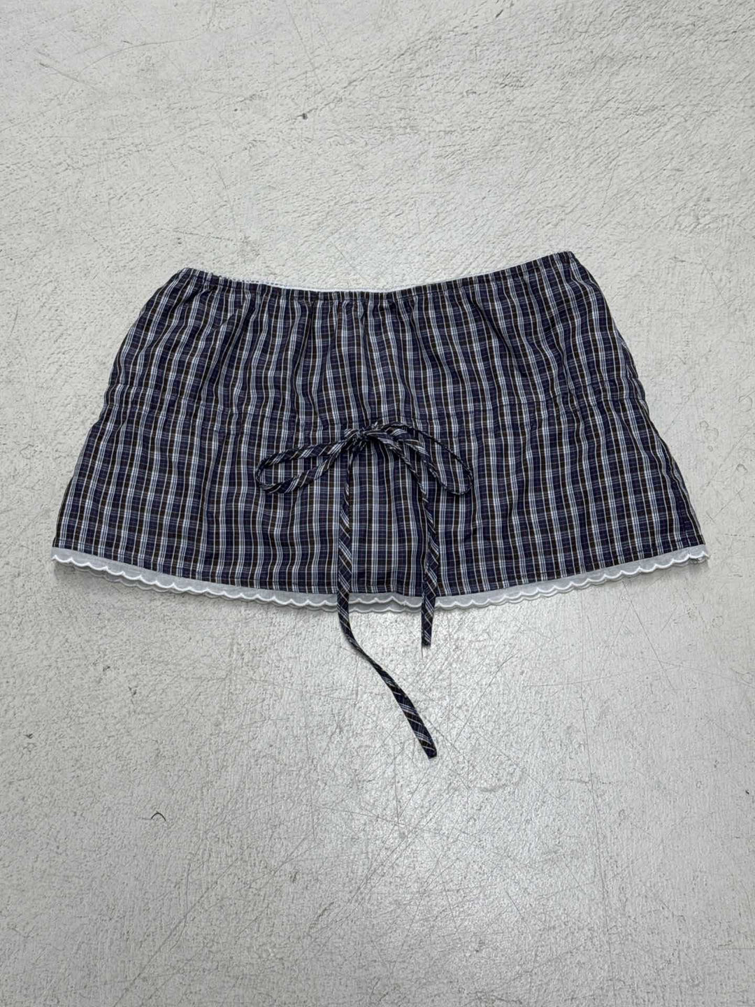 Damen Freizeithose mit Kordelzug und kariertem Design Drune