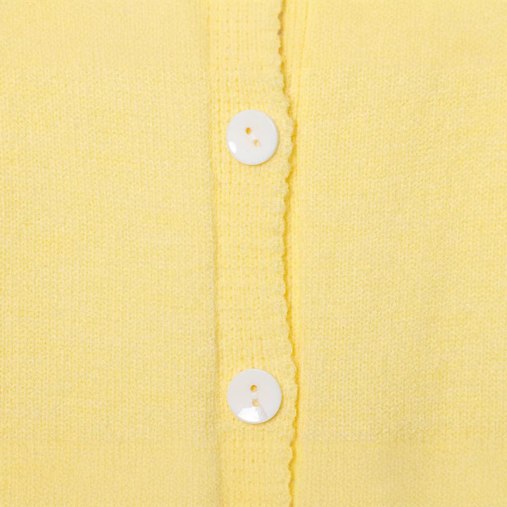 Damen Feinstrick-Cardigan mit integrierter Kontrast-Kapuze und durchgehender Knopfleiste Drune