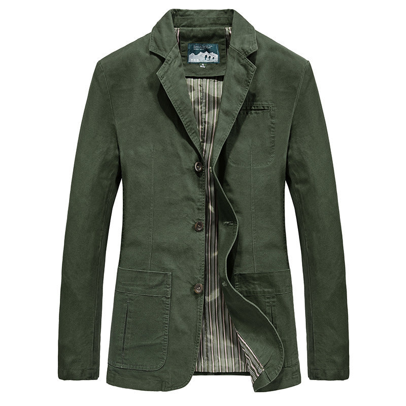 Herren lässiges Baumwollblazer Drune