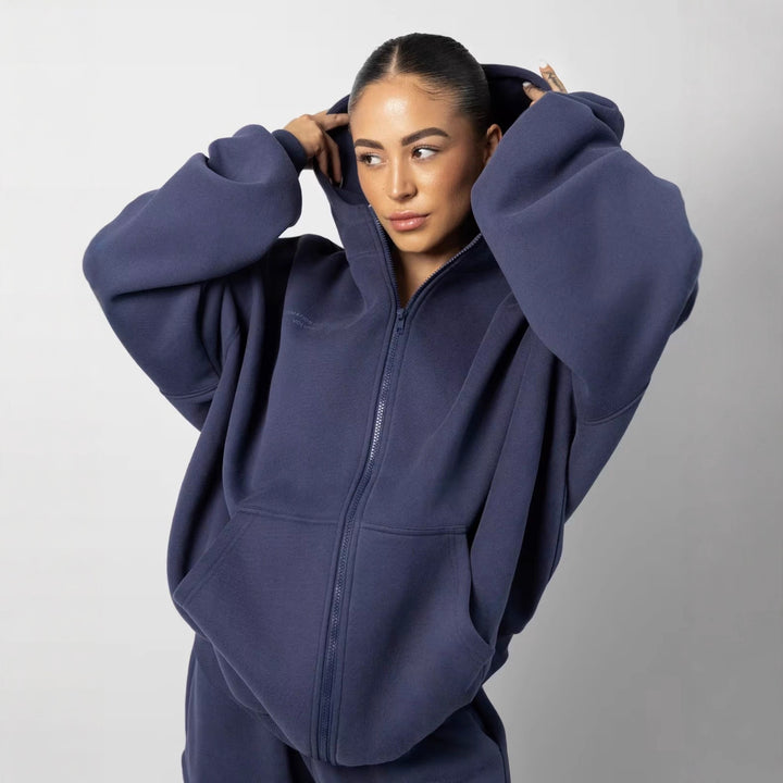 Damen Lässiges Kapuzenpullover und Jogginghose Set Drune