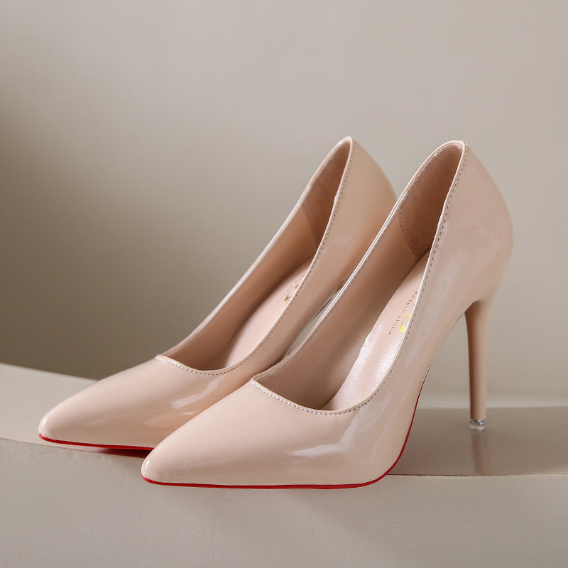 Damen elegante Stiletto-Pumps mit modischer Spitzenform Drune