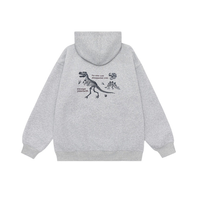 Unisex Oversize-Kapuzenpullover aus schwerer French-Terry mit Kängurutasche und dezenter Bruststickerei Drune