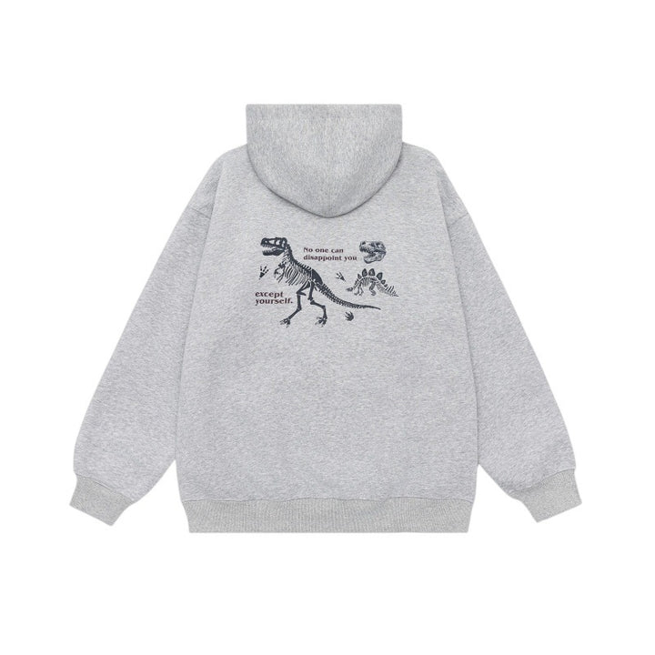 Unisex Oversize-Kapuzenpullover aus schwerer French-Terry mit Kängurutasche und dezenter Bruststickerei Drune