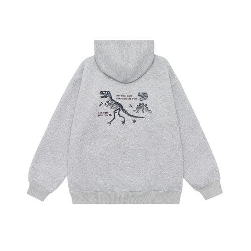 Unisex Oversize-Kapuzenpullover aus schwerer French-Terry mit Kängurutasche und dezenter Bruststickerei Drune