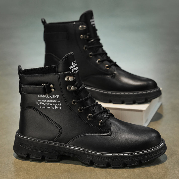 Herren Robuste Hochgefütterte Arbeitsstiefel Drune