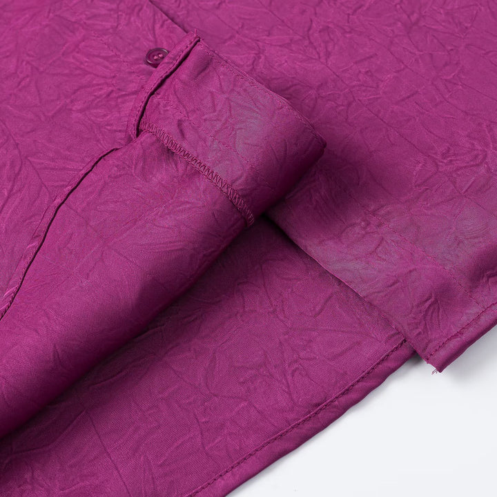Damen Ärmellose Crinkle-Bluse mit Knopfleiste und besticktem V-Ausschnitt Drune