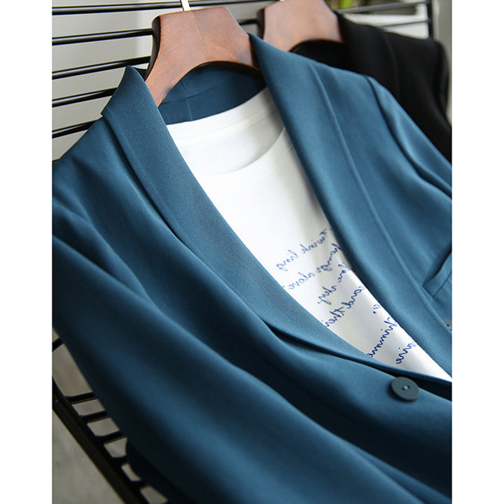 Damen Klassischer Doppeltbreasted Blazer Drune