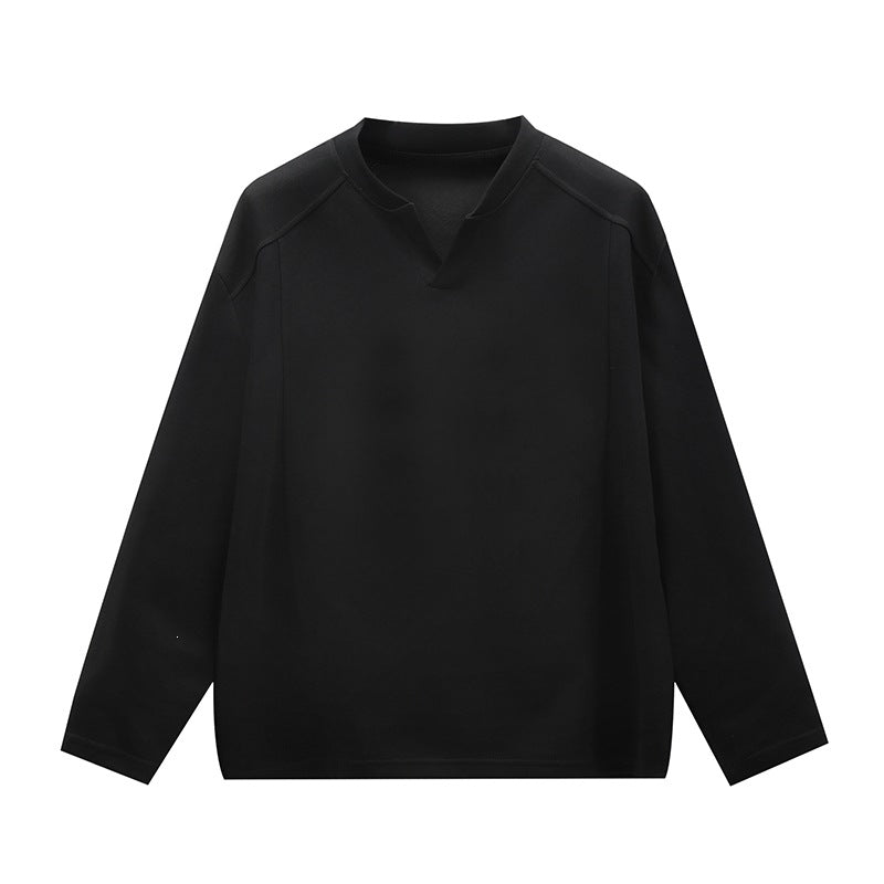 Unisex Oversize Rundhals-Sweatshirt mit Raglannähten und feiner Struktur Drune