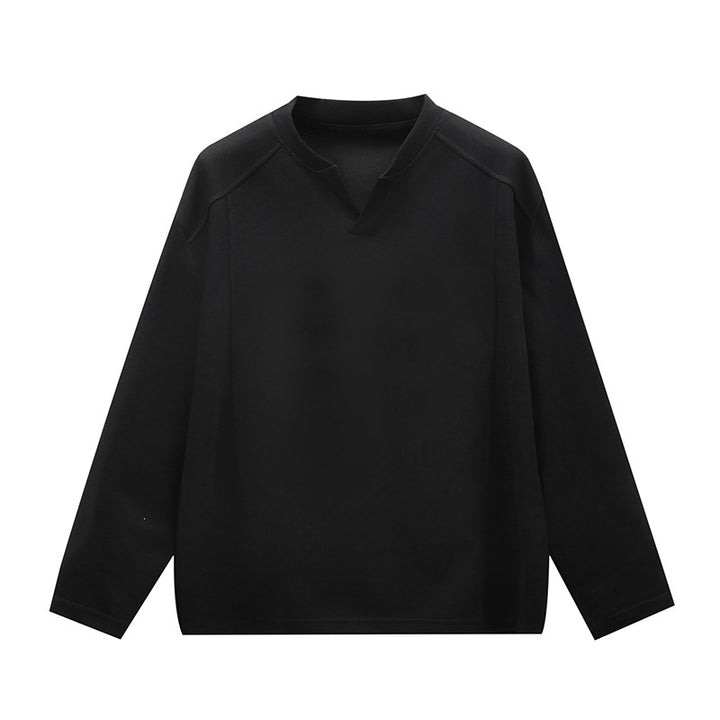 Unisex Oversize Rundhals-Sweatshirt mit Raglannähten und feiner Struktur Drune