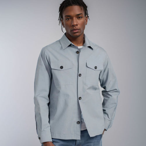 Herren lässige Utility-Jacke mit praktischen Klappentaschen und modernem Schnitt Drune