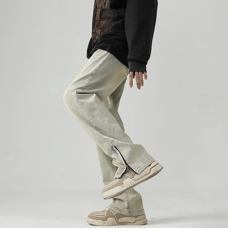 Herren Bequeme und lässige weit geschnittene Jeans Drune