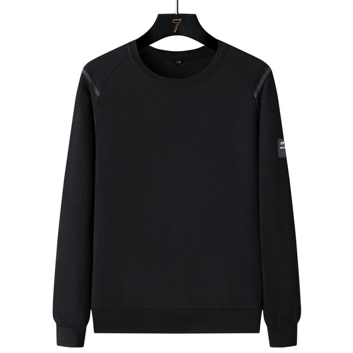 Herren Sportlicher Trainingsanzug-Set mit Reißverschlussjacke, Rundhalsausschnitt-Sweatshirt und Slim-Fit Jogginghose Drune