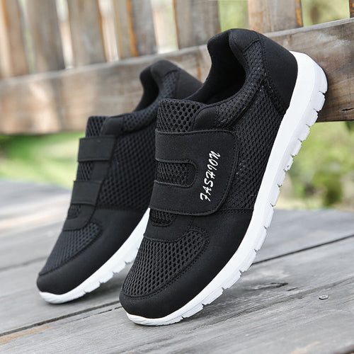 Damen Atmungsaktive und flexible Sneakers mit praktischem Klettverschluss Drune