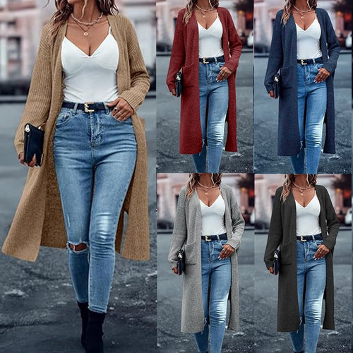 Damen Langstrickjacke Drune