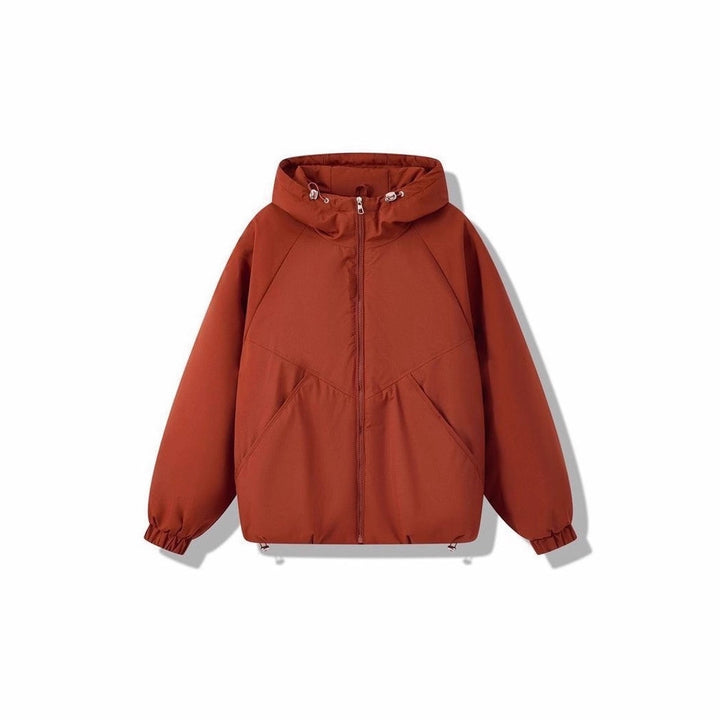 Damen Leicht wattierte Kapuzenjacke mit Raglanärmeln, elastischen Bündchen und verstellbarem Saum Drune