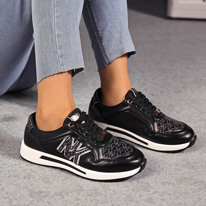 Damen modische Lauf-Sneaker mit atmungsaktivem Mesh und stylishem Design Drune