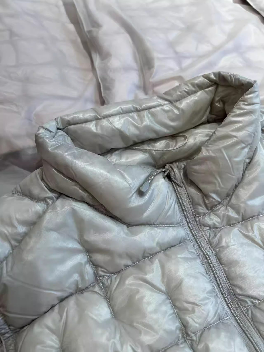 Damen Stilvolle Steppjacke mit hohem Kragen Drune