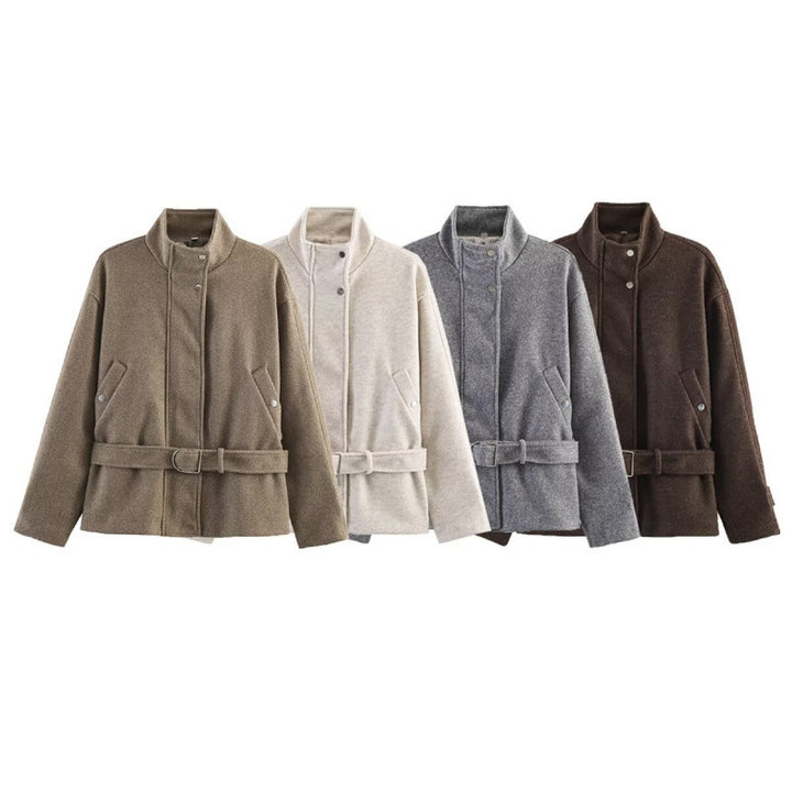 Damen Modische und wendbare Wolljacke