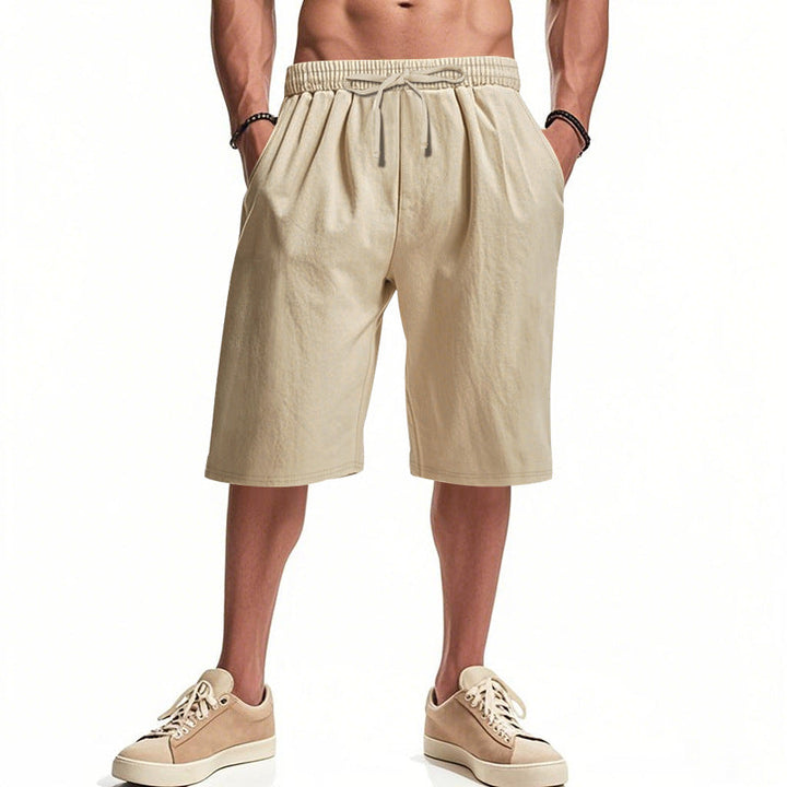 Herren bequeme Cargo-Shorts mit elastischem Bund und großzügigen Taschen Drune