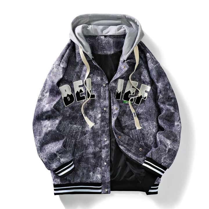 Herren Urbane Freizeitjacke mit Kapuze Drune