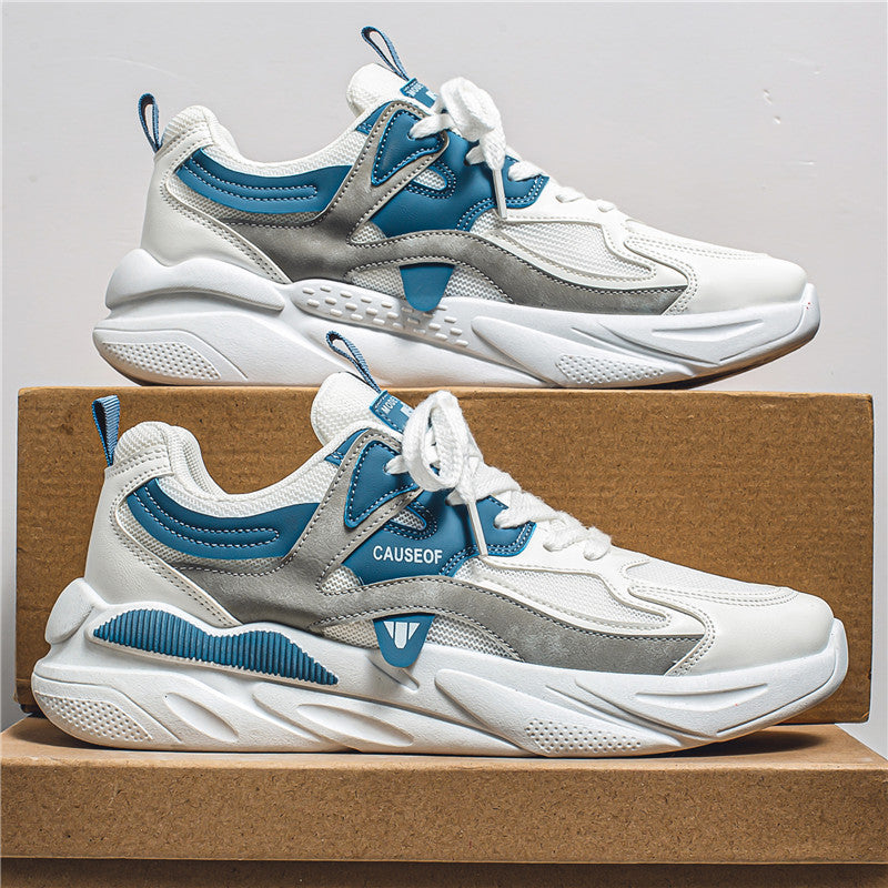 Herren Retro-Performance Street‑Sneaker mit mehrschichtiger Sohlentechnik und atmungsaktivem Mesh Drune