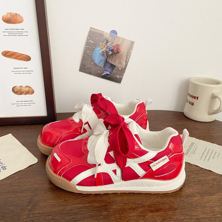 Damen Sneakers mit atmungsaktiver Mesh-Oberfläche und flexibler Gummisohle Drune