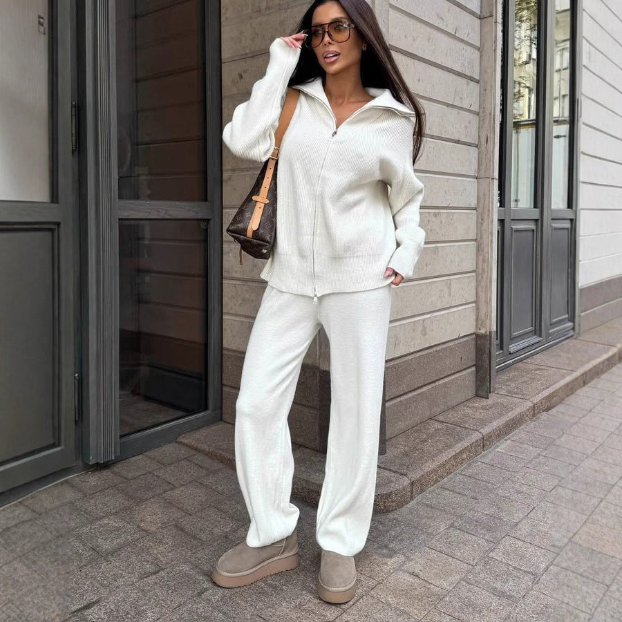 Damen Sportlicher Reißverschluss-Pullover Drune