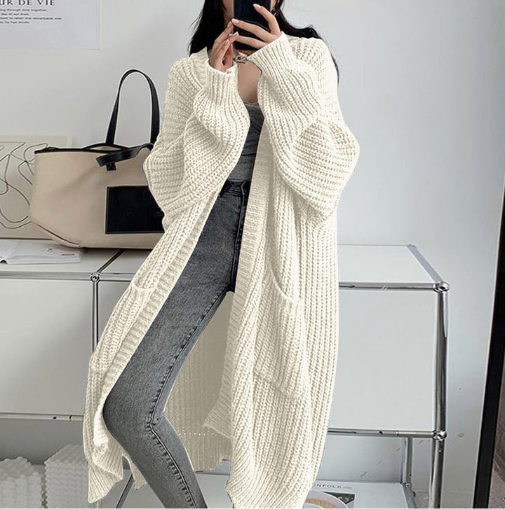 Damen Strickmantel im Oversized-Stil Drune