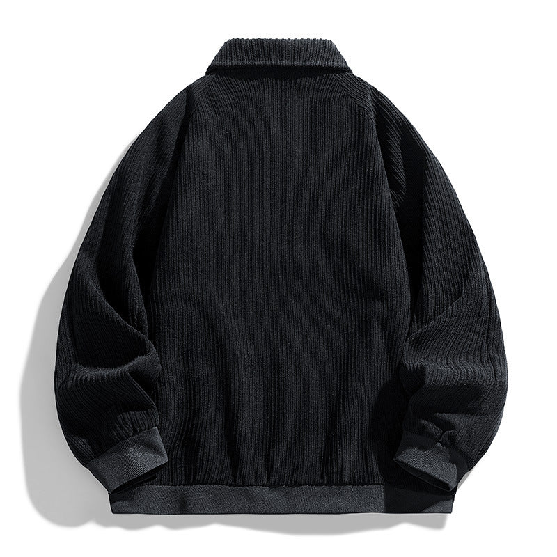 Herren Grobstrukturierte Hemdjacke Drune