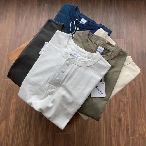 Damen Langarm-Henley-Shirt aus atmungsaktiver Baumwolle Drune