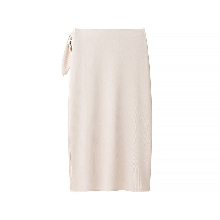 Damen Wickelrock mit seitlichem Knoten und eleganter Drapierung Drune