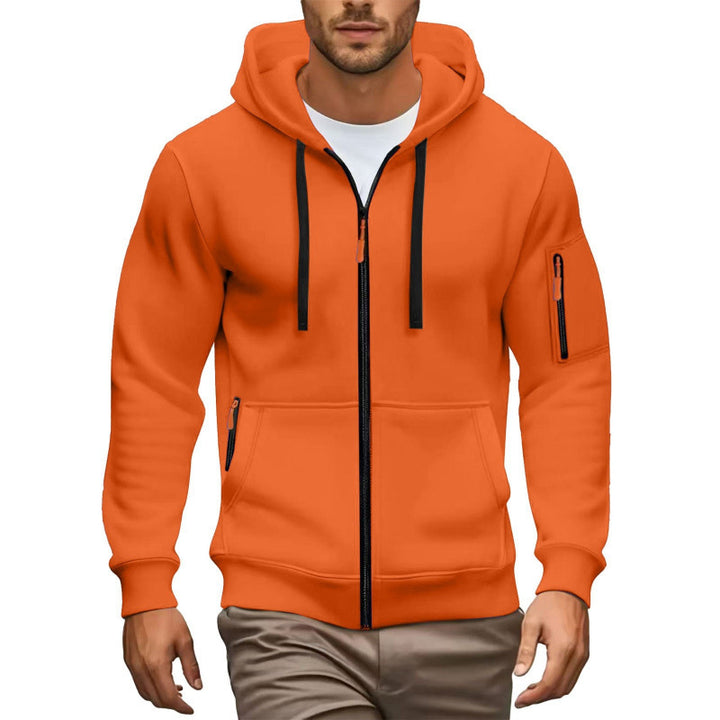 Herren Hochwertiger Zip-Hoodie Drune