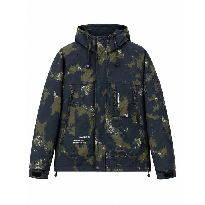 Herren Multifunktionale Outdoorjacke mit Kapuze Drune